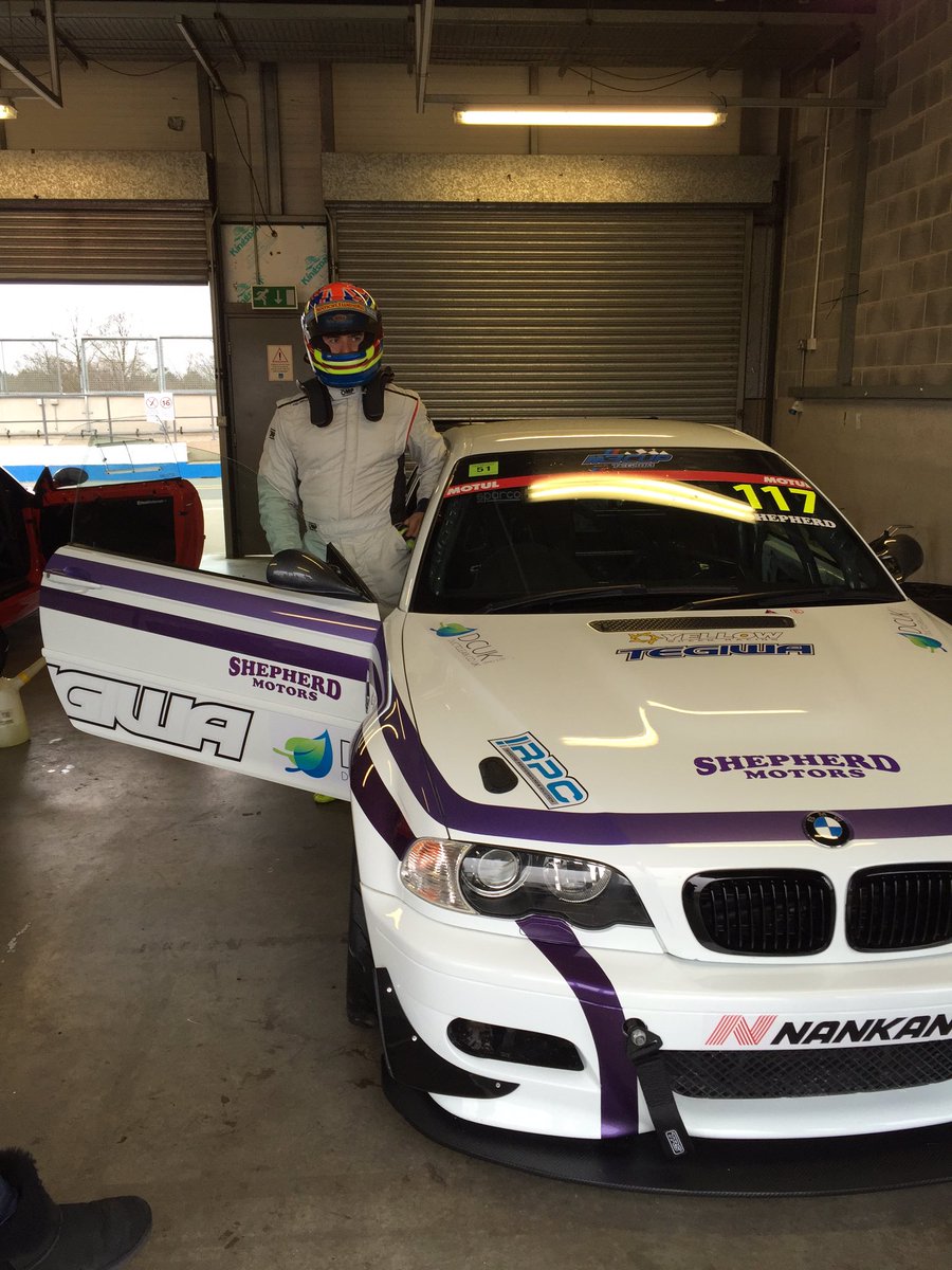 AShepherdRacing's tweet photo. Second round at  #BrandsHatch on the 23rd April hoping for some further strong results for the @dcukfm E46 M3 BMW https://t.co/CHlWXn6AVr