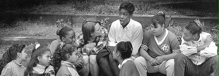 AmericaSCORES's tweet photo. Here's Julie Kennedy 22 years ago w/ one of the first #SCORES teams. #SCORESCon @MarieReedES https://t.co/fzULsPJ2Qg