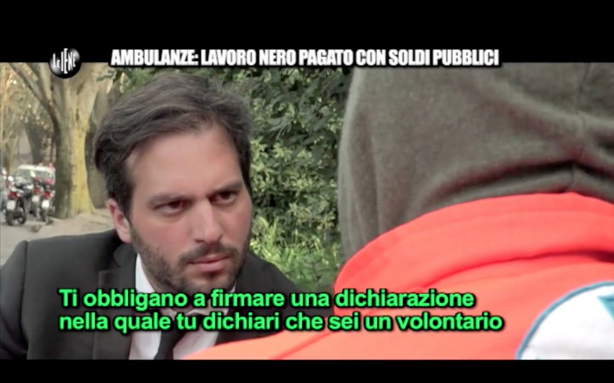 gaetanopecoraro's tweet photo. Volontari, pagati in nero, con soldi pubblici. #118 #Roma #LeIene https://t.co/uWvEHbdPCp