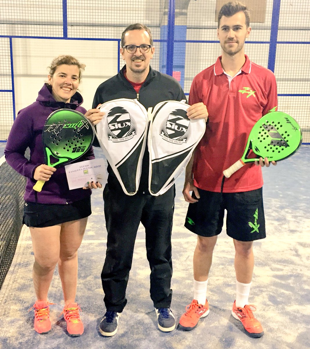 <a href="/mariasegomez/">Mary</a> y Ginés Campeones del Torneo Mixto <a href="/ATopeDePadel/">A Tope De Padel</a> <a href="/MeidaneSports/">MeidaneSports</a> con sus nuevas palas de premio #cracks
