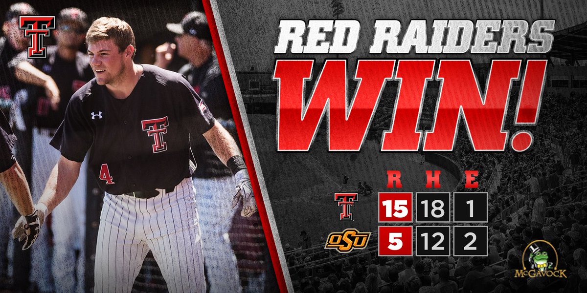 TTU_Baseball's tweet photo. Man the Tower! Ring the Bells!

#TexasTech sweeps OSU, its first against a ranked opponent since 2002. #WreckEm https://t.co/as8VHqWcTH