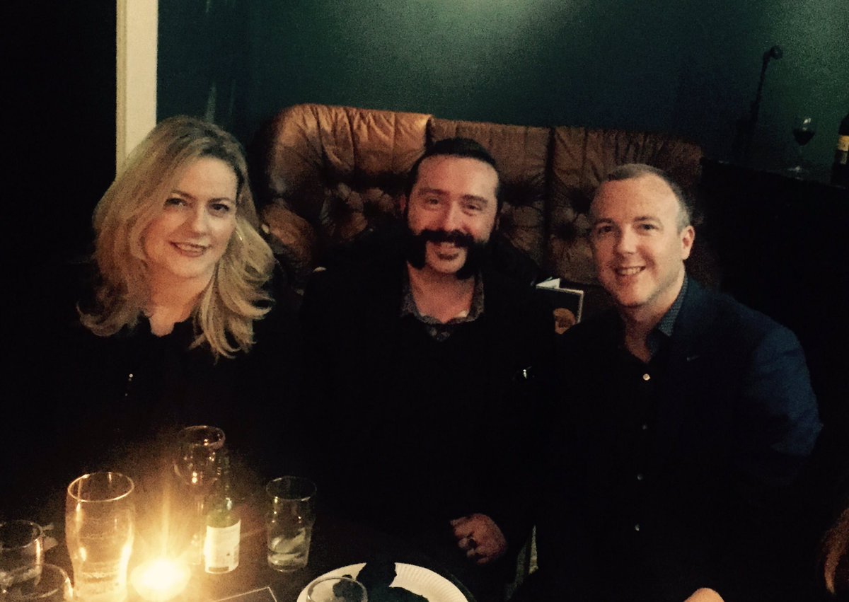 evagrosman's tweet photo. Celebrating #IAmBelfast success @BlackBoxBelfast with @markcousinsfilm @cmartinbelfast @ciansmyth #MagicHere https://t.co/H2bjNn928e