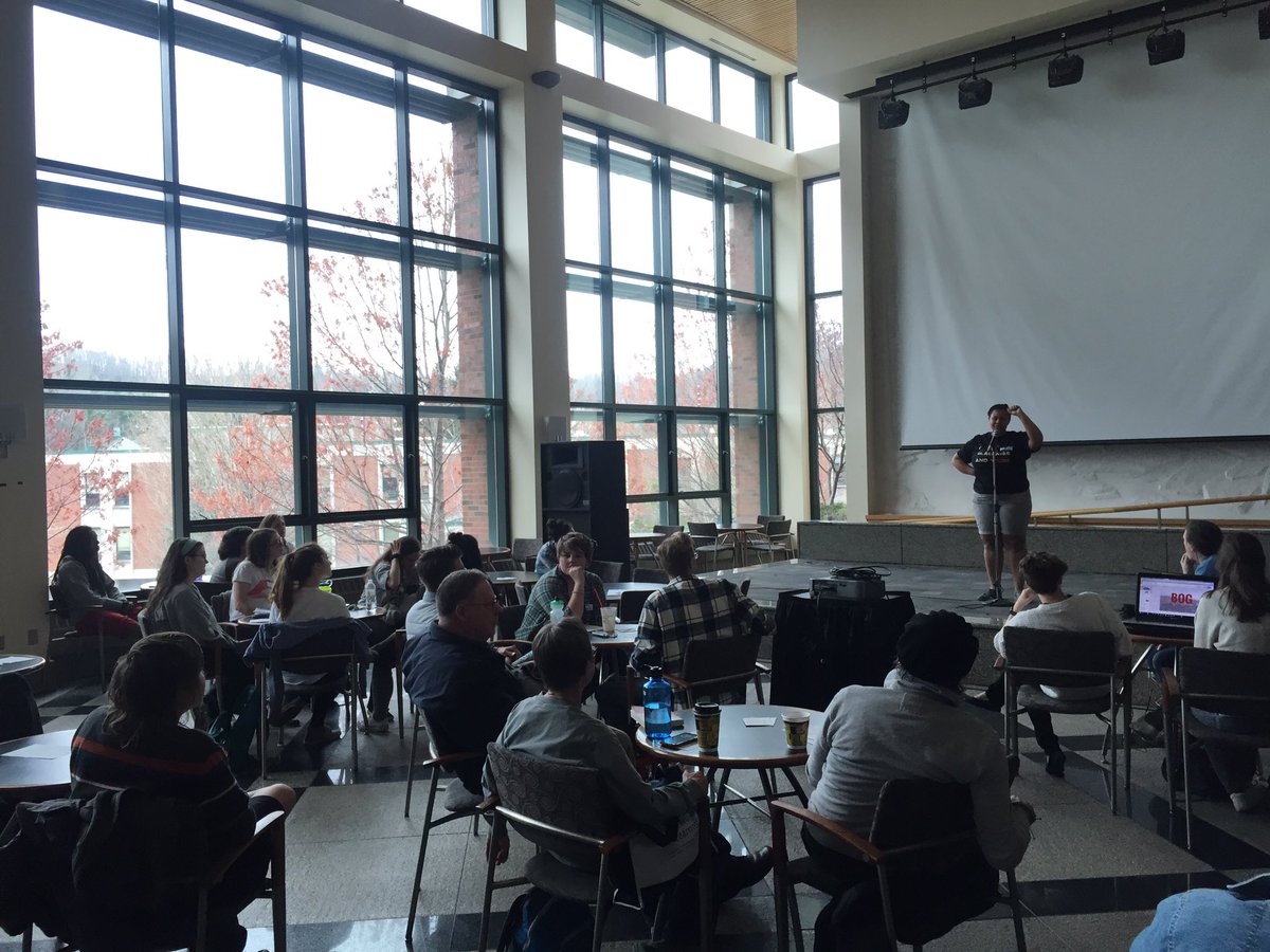 AppStudentPower's tweet photo. The teach has started in the Solarium but we will be changing locations. 2nd Floor of the Union - Table Rock 201B https://t.co/0M5R8SCawR