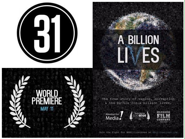 MarewaGlover's tweet photo. 31 days to World Premiere of #ecigs doc A Billion Lives @Docedge Wgtn &amp; Ak screenings x 2 Haeremai @MaungakiekieSAM https://t.co/jY5v9matGL