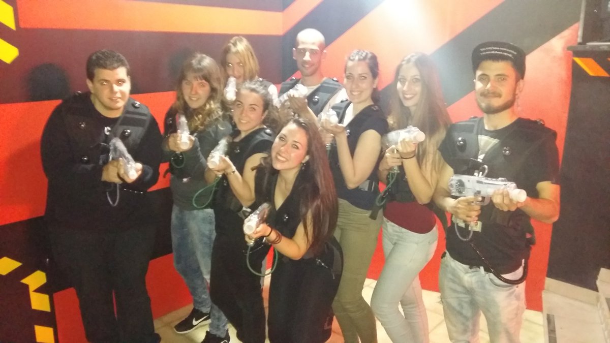 judith_94's tweet image. Momentos increíbles a vuestro lado ♡ #laserking #lasertag #guerrerros #risas #somosunosmataos #osquiero