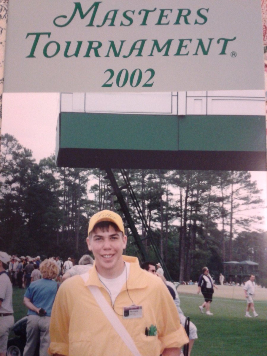 klaykoester's tweet photo. Little late but in honors of @TheMasters Sunday '02 Master #LitterCrew https://t.co/e4K568G8Yp