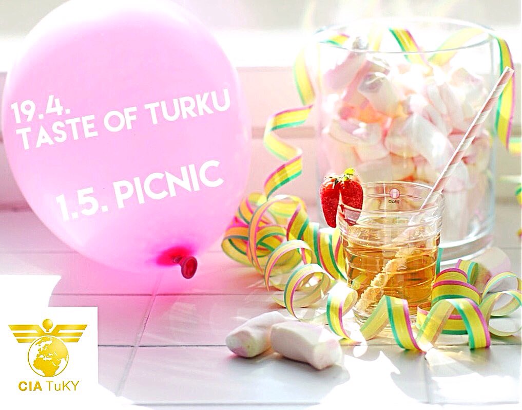 CIATuKY's tweet photo. This year CIA-TuKY offers you the first and the last event of #vappu #vappen #firstofmay https://t.co/vSaB8RoNsb