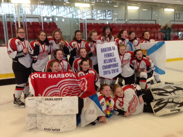 ICYMI: The Cole Harbour Wings defeated Mid Isle 3-1 to win Female Bantam Atlantics. Congrats! #nsproud
