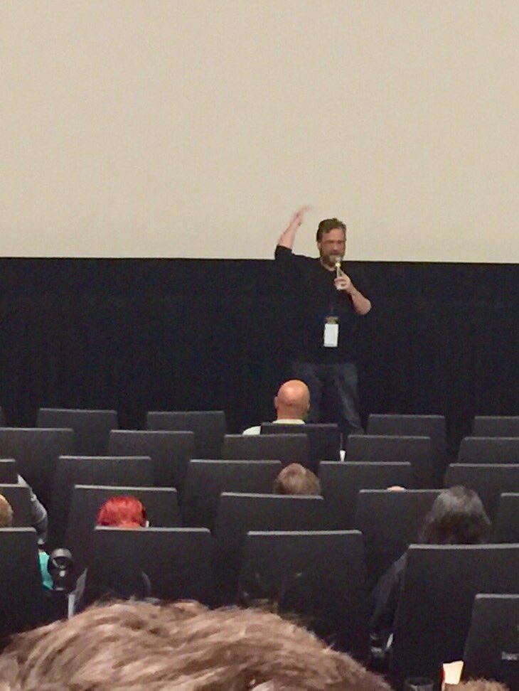 AppleTreeMovie's tweet image. Writer/director/animator @stormwatcher6 discusses "The Apple Tree" post screening, @PhoenixFilmFest