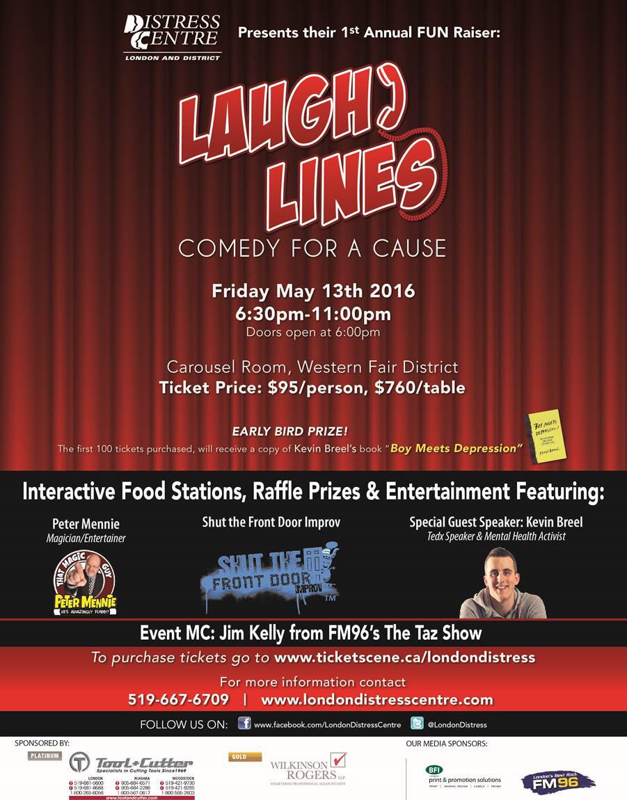 LDCLaughlines's tweet image. Excited to have @stfdimprov as part of the our Laugh Lines event on May 13th! @TazFM96 @FM96Rocks @LondonDistress