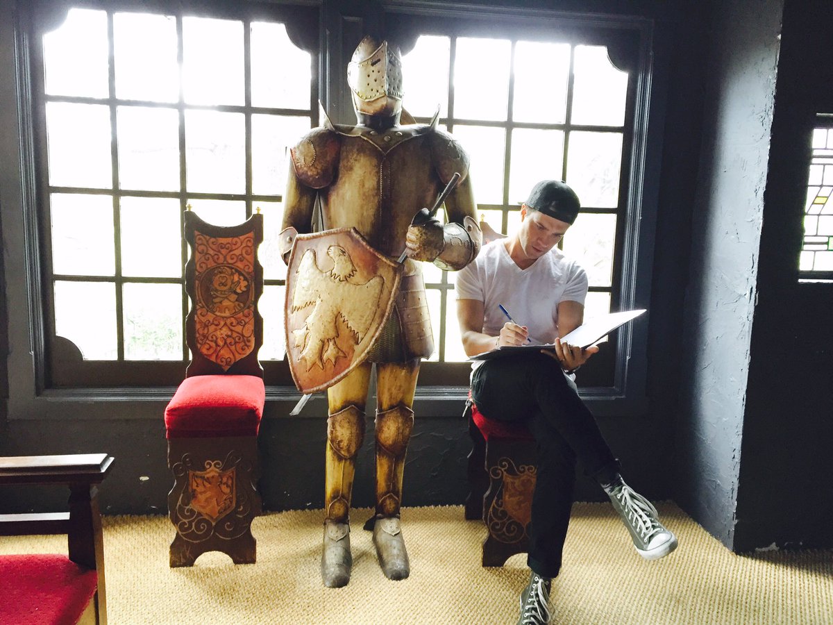 GilMcKinney's tweet photo. A monster prepares. #PartyMonstersTV https://t.co/BBq6VcGcfl