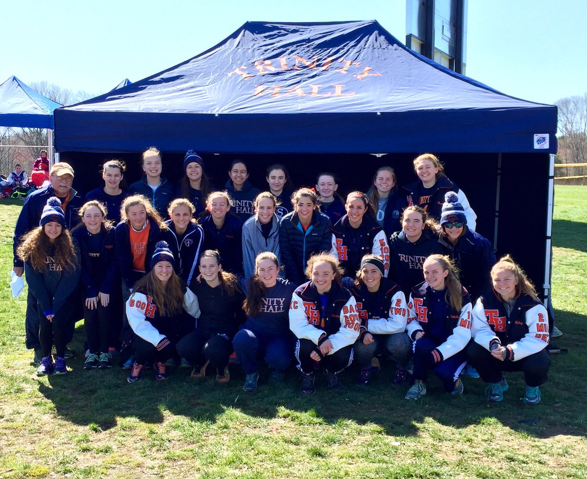 CoachCrowleyXC's tweet photo. Trinity Hall Track rolls into Spring 2016! #NJCTC #lotsOfmedals #njmilesplit #ProudCoaches https://t.co/24RF3exsFr
