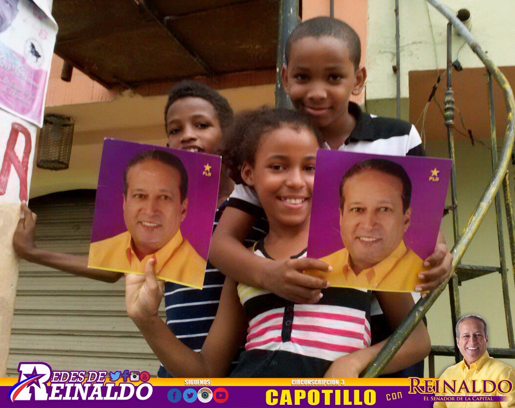 SelenniMartinez's tweet photo. Los niños también le demostraron su cariño al senador @ReinaldoPared #CapotilloConReinaldo https://t.co/KivyvzdzMF