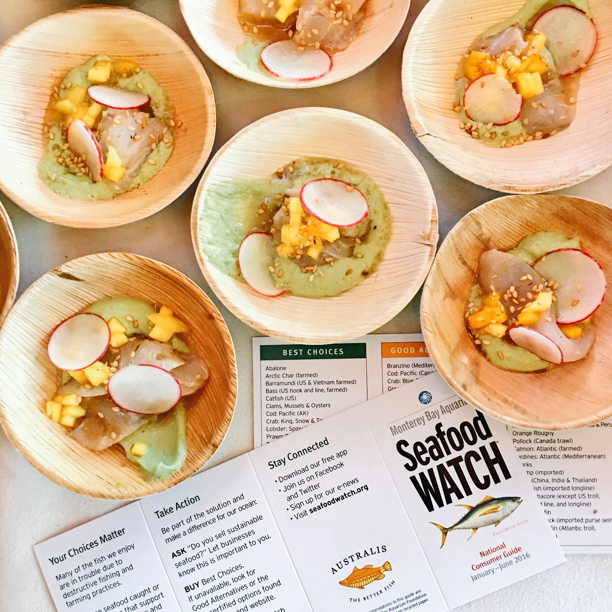 JulieQiu's tweet image. Omg amazing barramundi jerk mango ceviche at #chefsummit16 Must try!