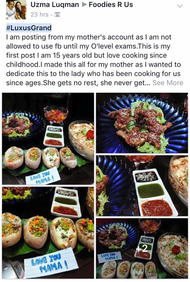 ClubFoodiesRUs's tweet photo. Day9 Apr 10th #LuxusGrand competition &amp; what a surprising talent we had today. #FoodiesRUs #AsadSheikh @tipu67 https://t.co/71OnHN7mhi