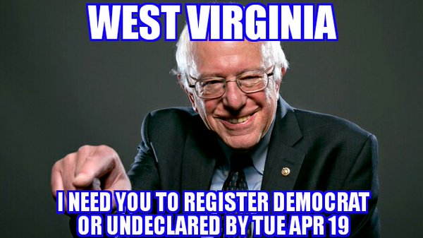 GlennHeiser's tweet photo. #WestVirginia: Register to Vote by Tue. Apr. 19th! https://t.co/82rDnP39Ff #DavisandElkins #Parkersburg #WVUP https://t.co/jCTvuty21g