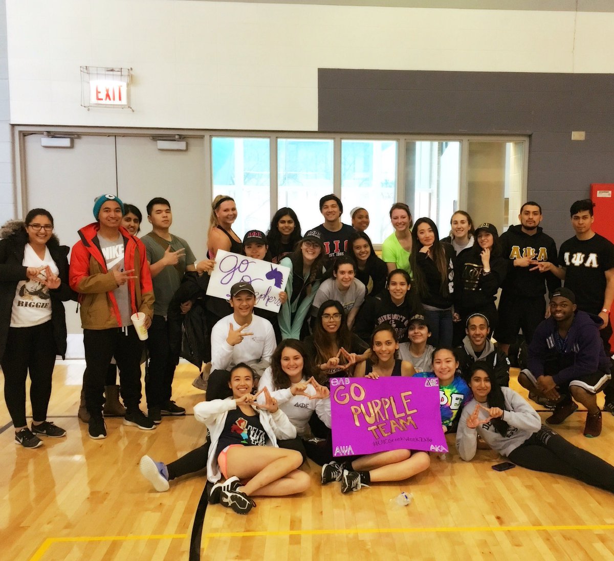 dphieuic's tweet photo. WIN OR LOSE WE'RE STILL A TEAM! Great job to everyone who came to play or supported!! πππΌπ #FireUpUIC #UICGreekWeek https://t.co/8vEWYS7VJg