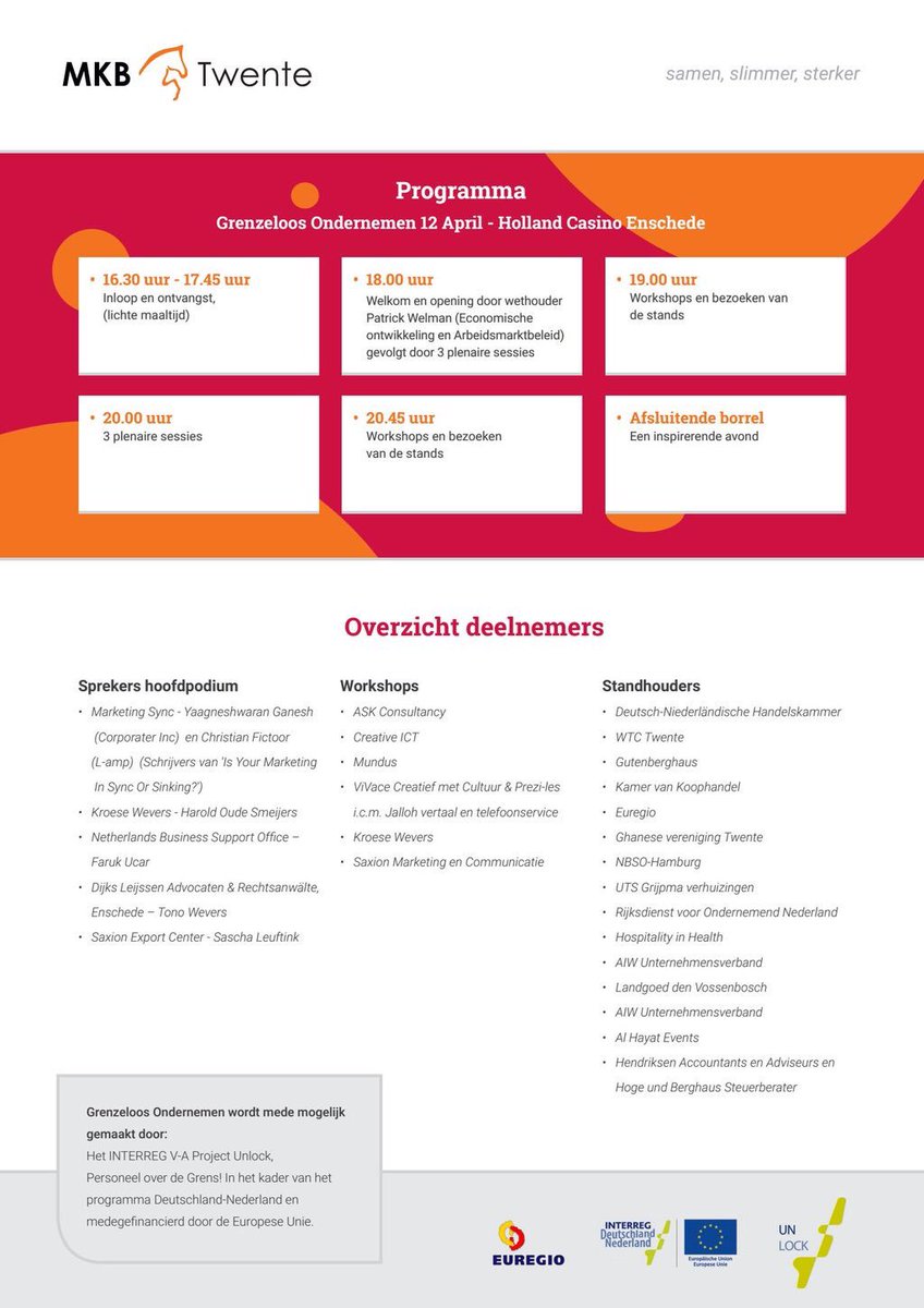 Beleef 'grenzeloos ondernemen' en schrijf je in, nog enkele plaatsen vrij

mkb-twente.nl/category/geen-…