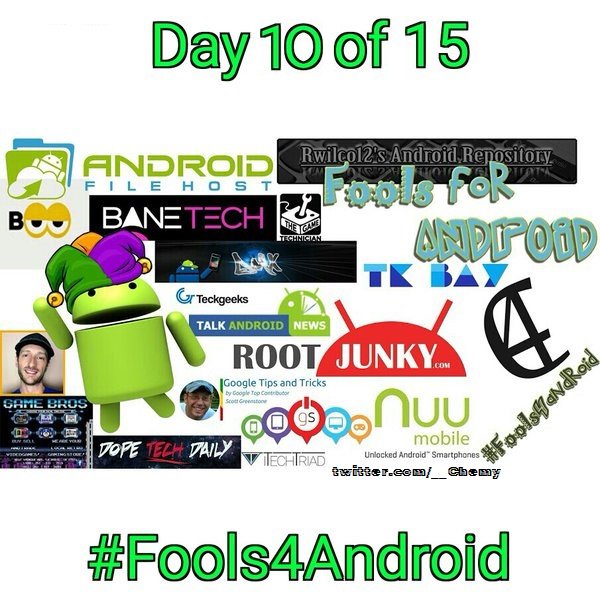 ChemyTower's tweet image. 10th Day Going
#Fools4Android #Giveaway
Follow RT GO wn.nr/XSb7cE
@BaneTech @rwilco12 @C4ETech @GadgtSpot
