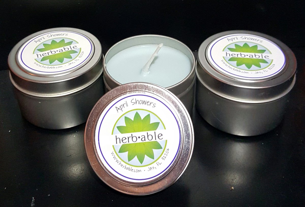 HerbableBox's tweet photo. The candle for this month with our Fresh April Shower's blend. https://t.co/ybCJwCnAsz