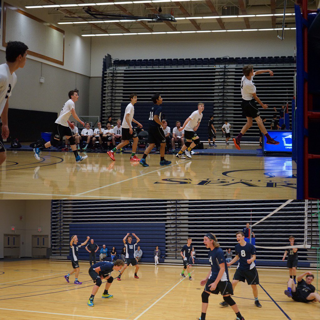 Brendan with the burn. The 16s with the celly. #FVVC