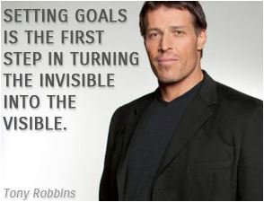 Setting goals. #TonyRobbins #Quotes #FridayMotivation #FridayThoughts #FridayFeeling