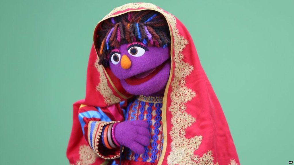 BBCNews's tweet image. Meet Zari - Sesame Street's new female Afghan puppet

bbc.in/1S02Ux8