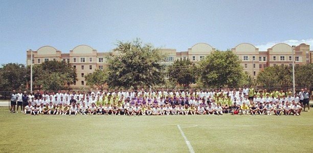 go_scholarship's tweet photo. Group photo at the athletic showcase, Embry-Riddle Aeronautical University, July 2015 https://t.co/WYmKJzdARX