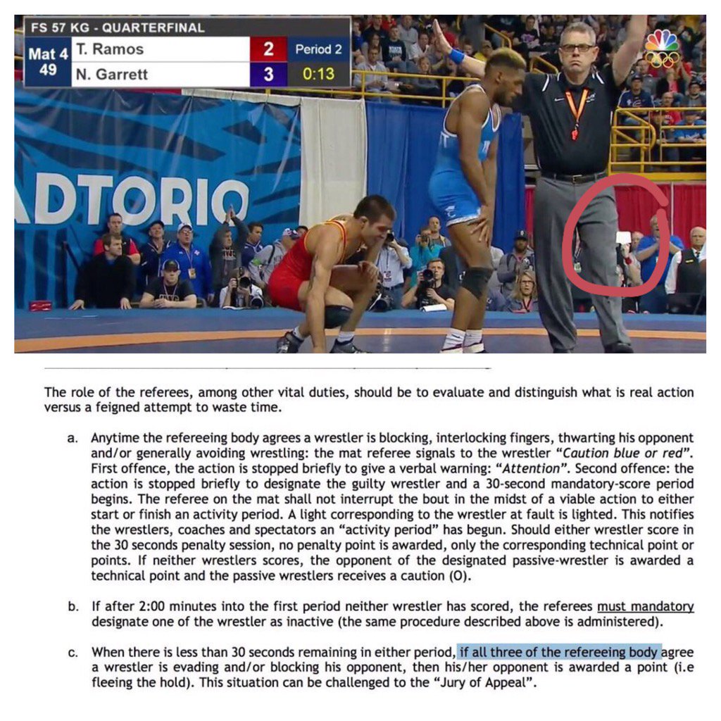 #FreeNahshon <a href="/USAWrestling/">USA Wrestling</a> @WillieAtFLO <a href="/FloWrestling/">FloWrestling</a> That is a white paddle, correct?