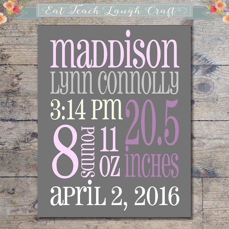 ETLCblog's tweet photo. New customized nursery print available in my shop for only $10! 💞👶🏼🍼 https://t.co/trW1wzZGu6