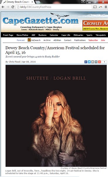 Dewey Country Fest (@dbcountryfest) on Twitter photo Thank you <a href="/CapeGazette/">Cape Gazette</a> for the great article previewing our #festival this weekend! bit.ly/DBCountryFestP… #Country Thank you <a href="/CapeGazette/">Cape Gazette</a> for the great article previewing our #festival this weekend! bit.ly/DBCountryFestP… #Country
