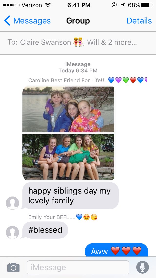 faHANtastic's tweet photo. @_em_n_em @carolinepass19 @bearclaire123 we were pretty darn cute #NationalSiblingsDay https://t.co/PbvdDhCnKX