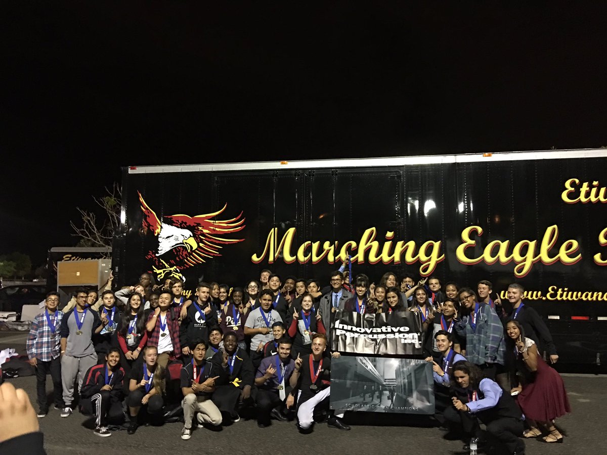 sis8matt's tweet photo. Congratulations Etiwanda Winter Drumline. SCPA Open Champions. 🏅🏆🎶 #PastReflections @EtiwandaRed https://t.co/CwfghMChhp