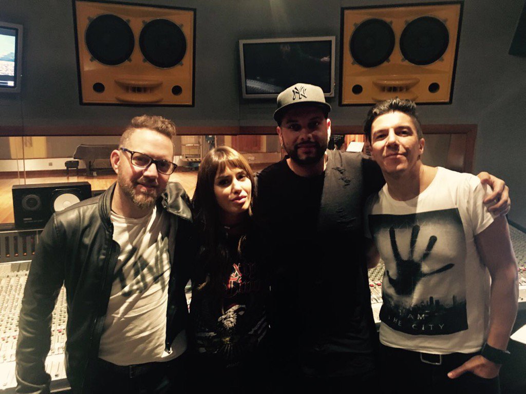 soyluisburgio's tweet photo. En Hit Factory Studios Miami con @EarCandyPro escuchando la mezcla del nuevo material de @LaliMusica @laliespos https://t.co/laSl3RbxyN
