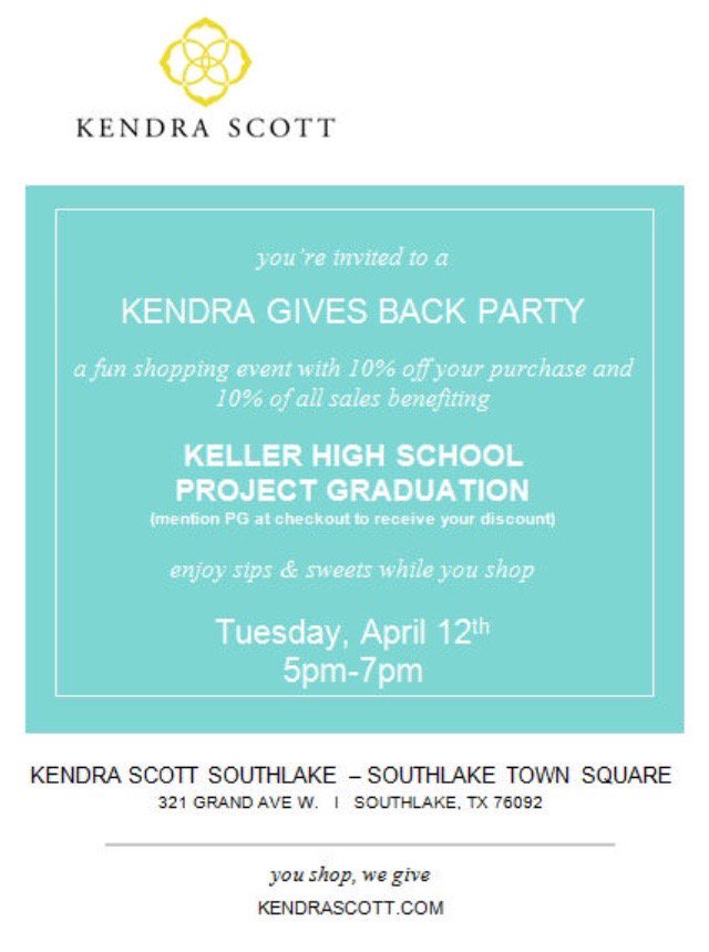 KHSPG16's tweet photo. @KHSIndianNation Spirit Night at @KendraScott 10% of your purchase #MothersDay &amp; #graduation Gifts!! https://t.co/xyvsYJxTdt