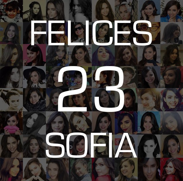 SofiaCarsonChil's tweet photo. #Felices23Sofia te hice esta foto preciosa, espero que te guste :3 te queremos idola! @SofiaCarson https://t.co/ptYbD3Zqjv