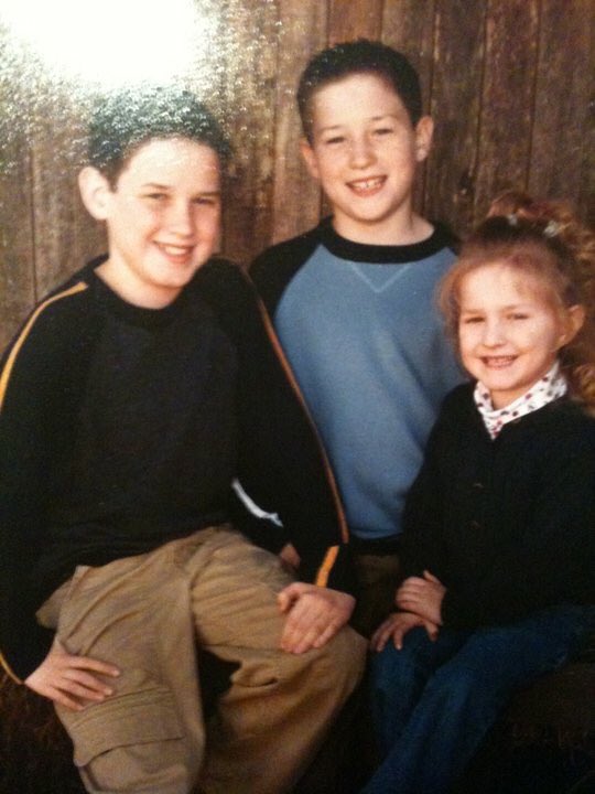 Baileej's tweet photo. Here's a pic back in our prime for national sibs day. @Coltj #TwitterlessGavin https://t.co/vAJJ7CUtZc