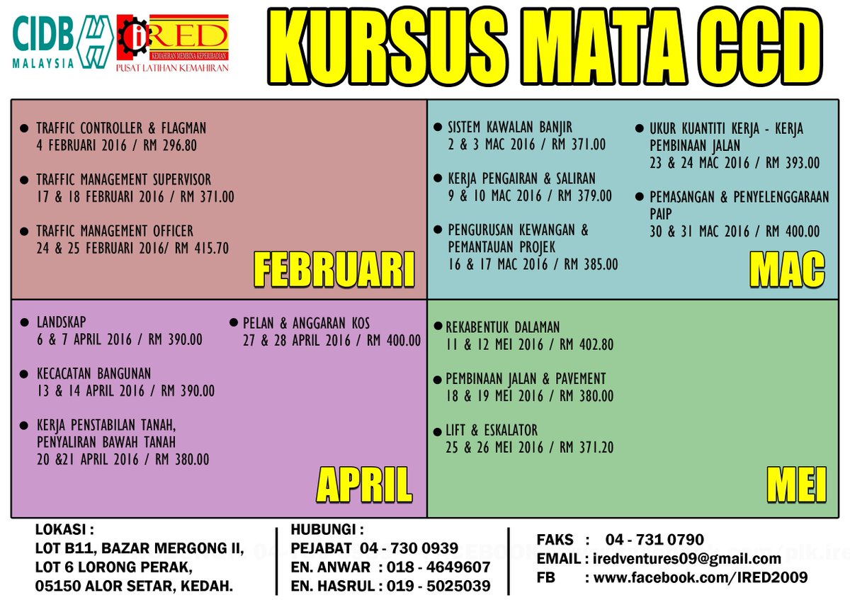 iredventures09's tweet image. Kursus Mata CCD #kontraktor #mataCCD