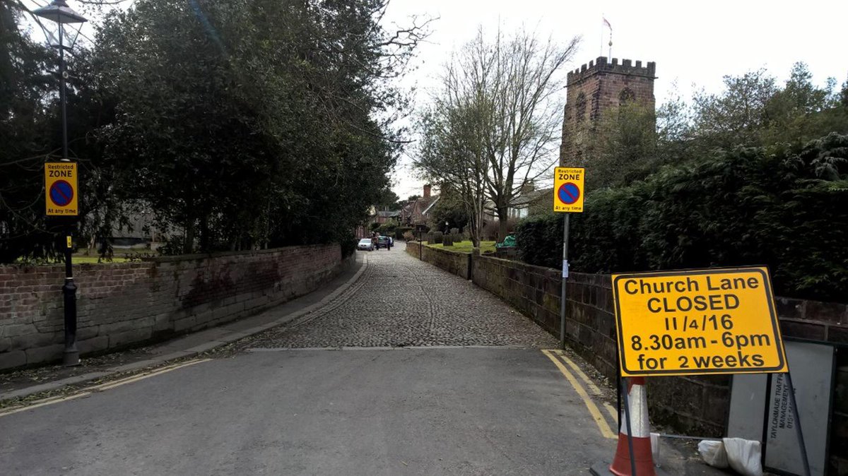 Diversions are in place to get to us as Church Rd is closed but it's business as usual for your Rams Head Inn!