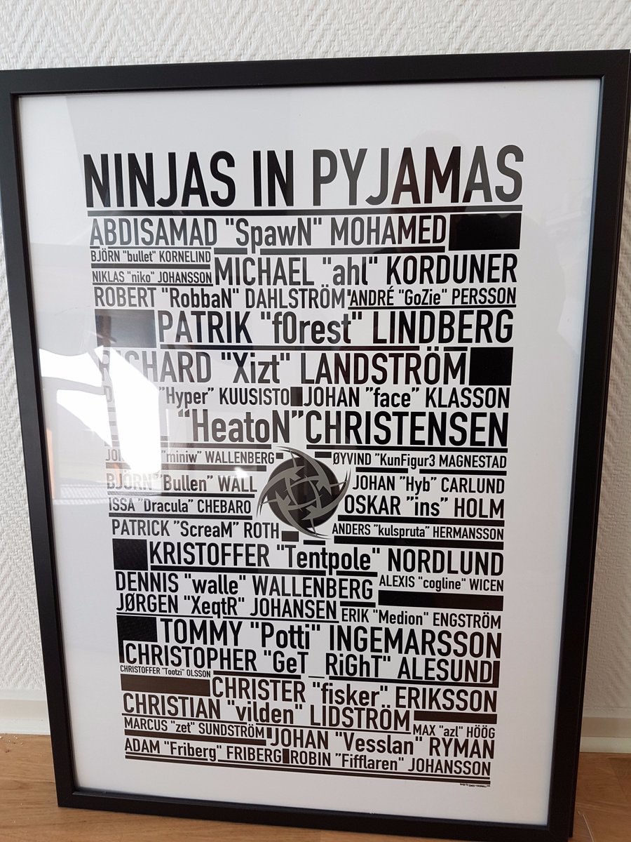 Real_HeatoN's tweet photo. Now this is some new fine stuff to put on my office wall! <3 @NiPGaming #GONINJAS https://t.co/uUECNKQo9k