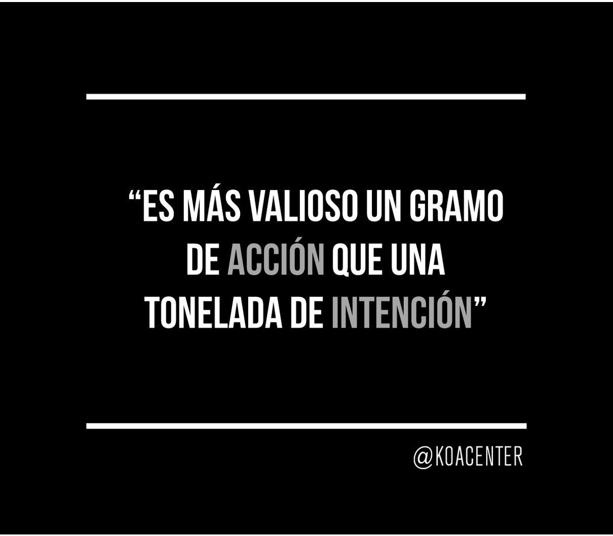 KOAcenter's tweet photo. La mejor manera de descubrirlo es actuando...¡ve a por ello! #KOAquotes #KOAcenter https://t.co/NITqgRVbHl
