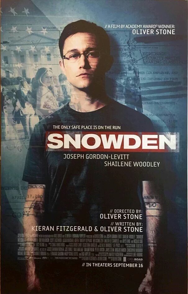 Kuvahaun tulos haulle snowden poster