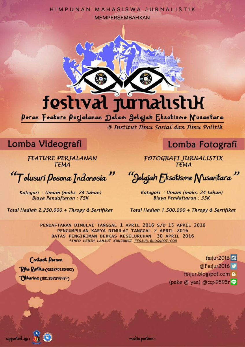 Festival Jurnalistik 2016!💃 <a href="/IISIP_Jakarta/">IISIP JAKARTA unfcl</a> <a href="/HIMAHI_IISIP/">HIMAHI IISIP</a> <a href="/hijabyIISIP/">HIJAB BY IISIP</a> @HimabisIISIP <a href="/HIMAPOLIISIP/">Zodian</a> <a href="/HimaIklan_IISIP/">HimaIklan IISIP</a>