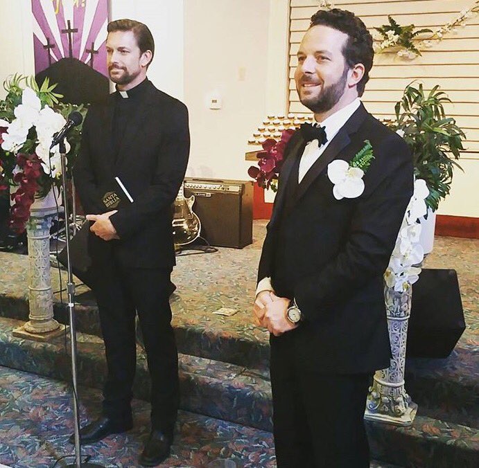 dmaxhan's tweet photo. Romano #wedding.  #FatherFrank #MasterofPulpits https://t.co/ZXglaWnbrN https://t.co/uMXlKvq4w5