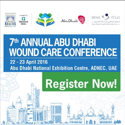 asianhhm's tweet photo. The 7th Abu Dhabi Wound Care #Conference on 22-23 April awaits your attendance! Register at: https://t.co/3XZEHje36x https://t.co/LmXZQ4sByF