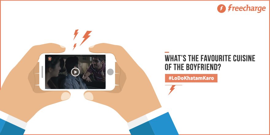 Freecharge's tweet photo. #LoDoKhatamKaro
The 1st question is here!
Watch our new TV ad &amp; answer
Click: https://t.co/jJlWsAt0Pf https://t.co/Towh580bxQ