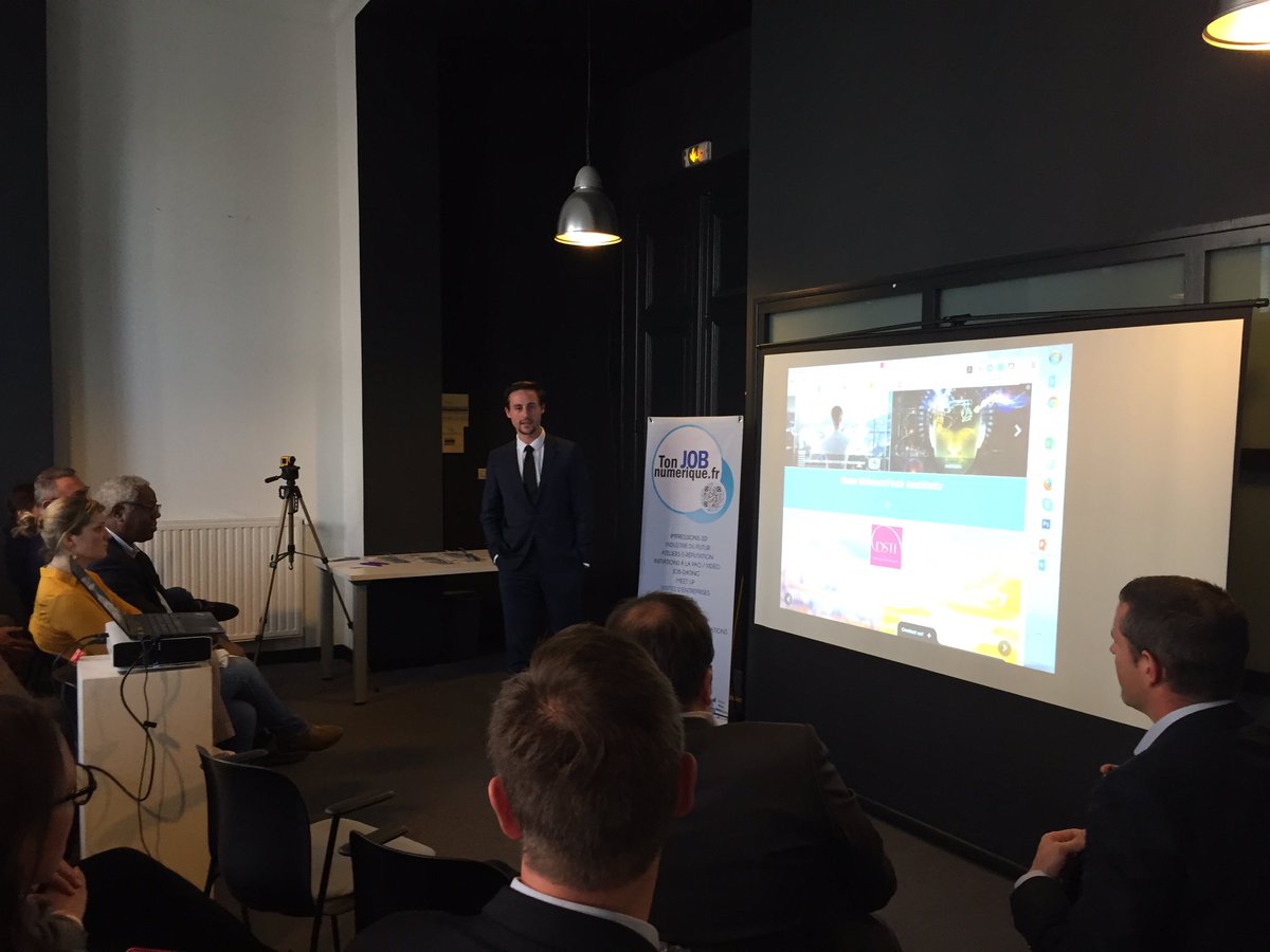 Geuze_F's tweet image. Leo SOUQUET, rendre le vocabulaire du #BigDataRH accessible.