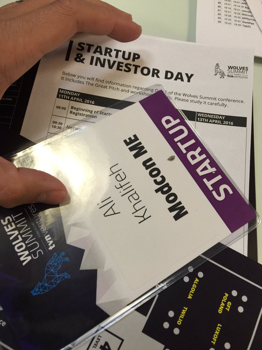 A_khalifeh's tweet photo. Here we go @Modcon_ME #wolvessummit day1 https://t.co/eXqQq5M3Qr
