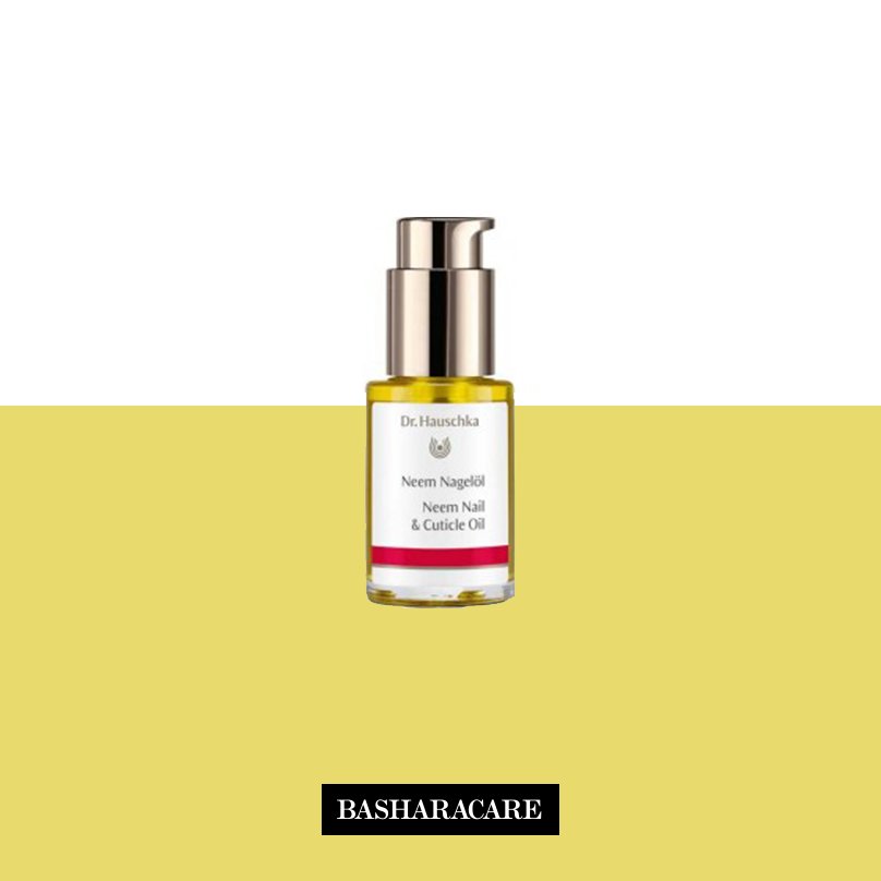 BasharaCare's tweet photo. Dr.Haucshka Neem Nail and Cuticle Oil protects and strengthens nails while softening cuticles. #Basharacare https://t.co/5N2ro8Nppr