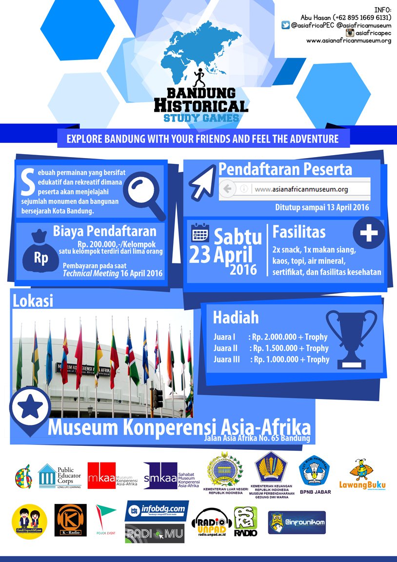 infobdg's tweet photo. Hari terakhir pendaftaran! yuk daftar #BHSG2016! https://t.co/1cgPhKrvuk  @asiafricapec #HUTKAA61 https://t.co/PUFaslOJyV
